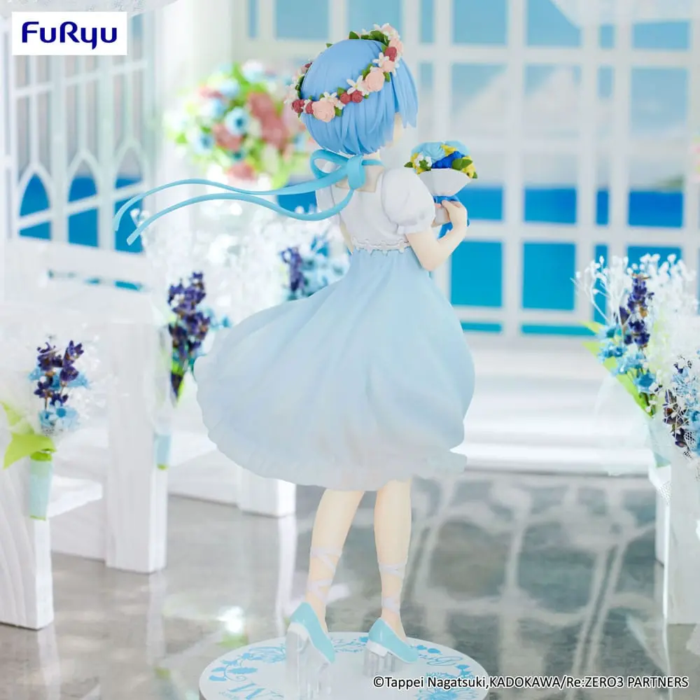 Αγαλματίδιο FuRyu: Re:Zero Starting Life in Another World - Rem Bridesmaid (21cm) Πίσω Μέρος
