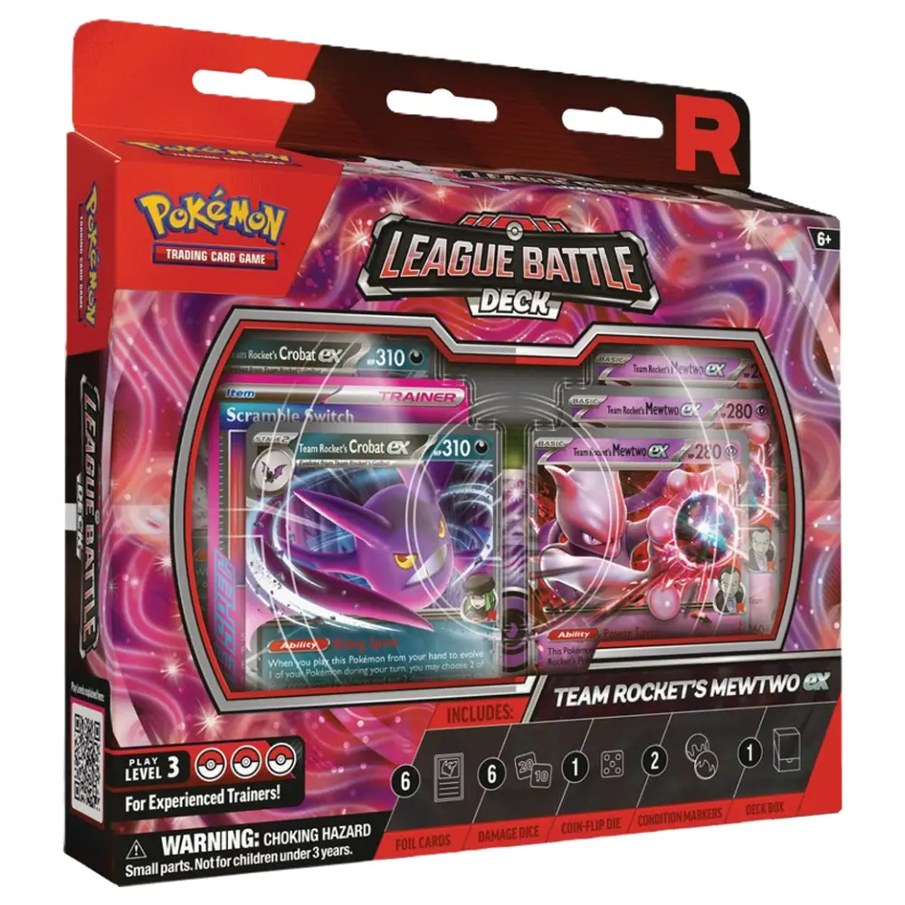 Pokemon TCG: Team Rocket’s Mewtwo ex League Battle Deck