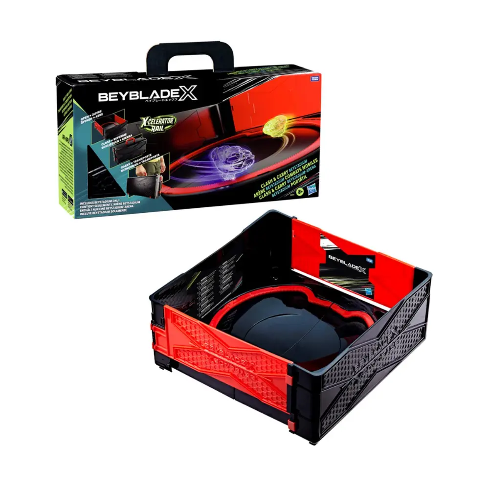 Αρένα Beyblade X: X-Celerator Rail - Clash & Carry Beystadium
